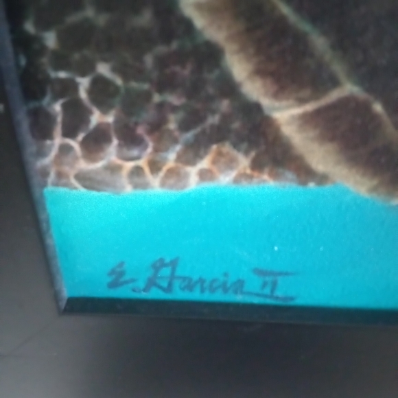 Honu Sea Turtle Original oil Painting by Hawaiian artist - Picture 2 of 5